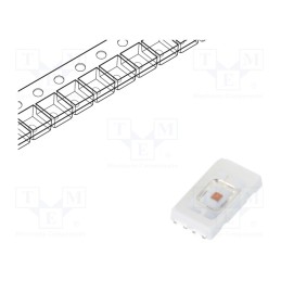10 pcs : LTW-5630SD590 - LED, SMD, 5630, yellow, 20÷32lm, 5.3x3x0.77mm, 120°, 2.2÷3V, 180mA