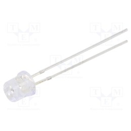 10 pcs : OSY5PA57E1A-1MA - LED, 5mm, yellow, 68÷100mcd, 140°, Front: flat, 1.8÷2.2V, -30÷85°C