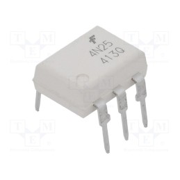 10 pcs : 4N25M - Optocoupler, THT, Ch: 1, OUT: transistor, Uinsul: 0.85kV, Uce: 30V