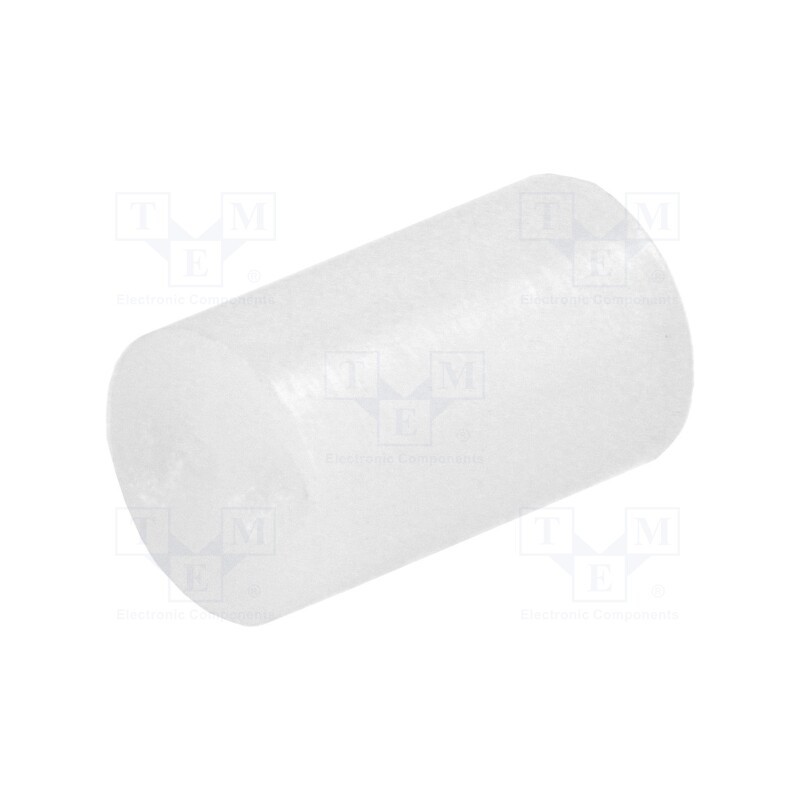 100 pcs : FIX-LED-8 - Spacer sleeve, LED, Øout: 5mm, ØLED: 5mm, L: 8mm, natural, UL94V-2