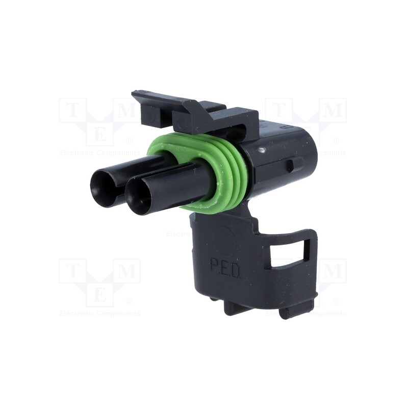 10 pcs : 12015792 - Connector: wire-wire, Weather Pack, female, plug, for cable, PIN: 2
