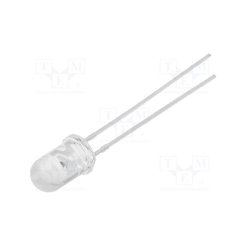 10 pcs : OSPG5131A-TU - LED, 5mm, green, 10000÷12000mcd, 30°, Front: convex, 2.8÷4V