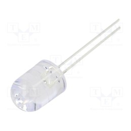 10 pcs : OSR5PAA131B - LED, 10mm, red, 10000÷12000mcd, 30°, Front: convex, 1.8÷2.6V
