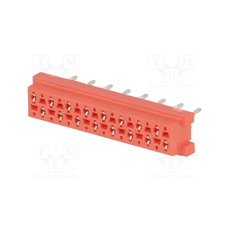 10 pcs : 1-215079-6 - Micro-MaTch, socket, female, PIN: 16, THT, on PCBs, Layout: 2x8