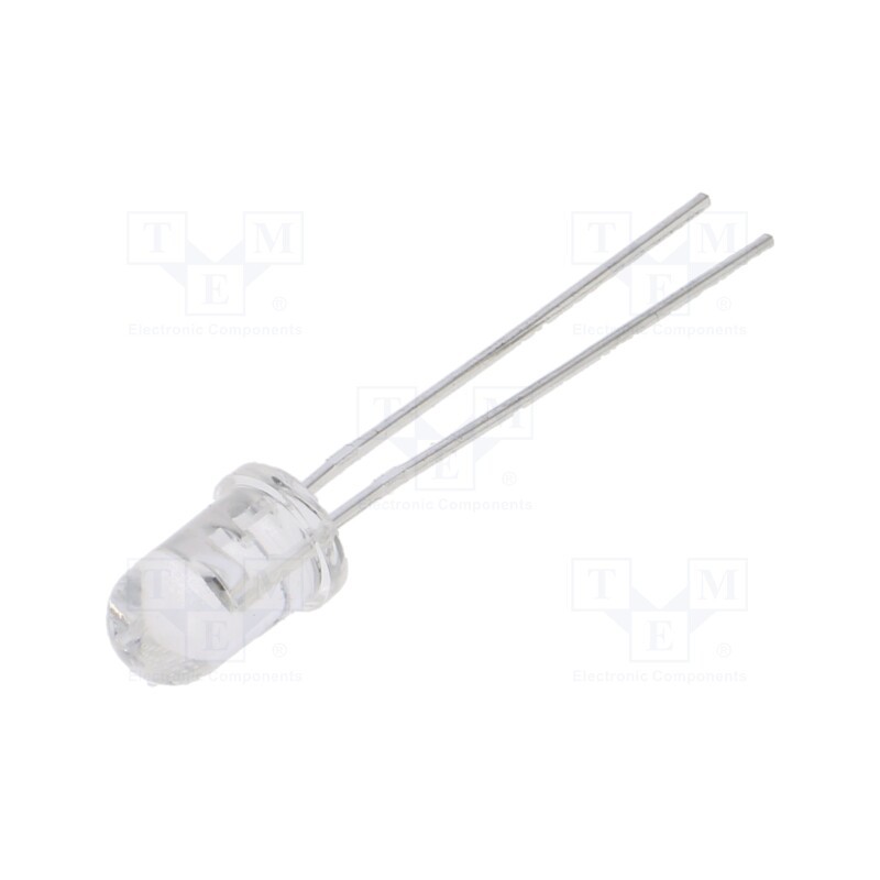 10 pcs : LTE-5208A - IR transmitter, 5mm, 940nm, transparent, 40°, THT, 20mA, 1.2÷1.6V