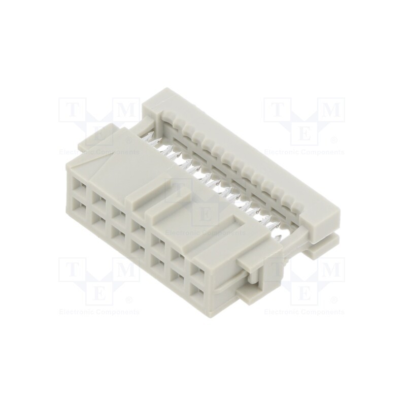 10 pcs : 1-215911-4 - 14 WAY GREY MK II RECP