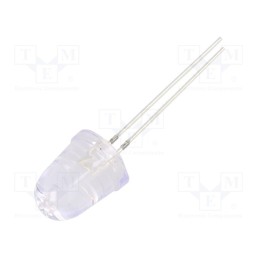 10 pcs : OSV1YLA201A - LED, UV, 8°, 20mA, 114mW, 360÷370nm, 3/3.4/3.8V, THT, Front: convex