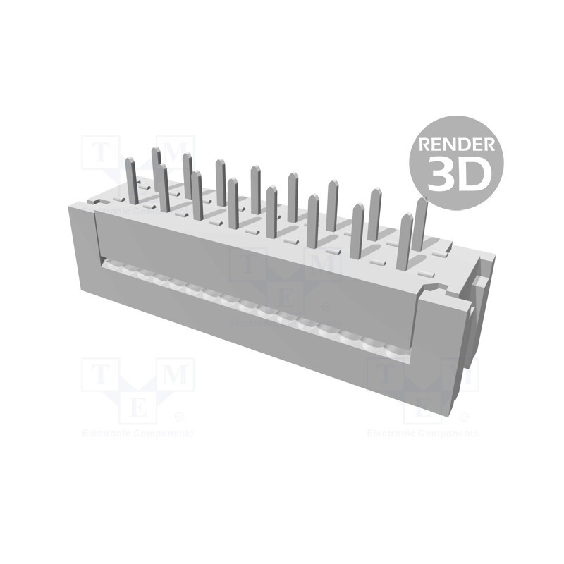 10 pcs : 1-216093-6 - IDC transition, PIN: 16, IDC,THT, for ribbon cable, 1.27mm