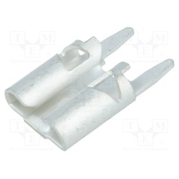 20 pcs : 1217080-1 - Terminal: flat, 6.3mm, 0.8mm, female, THT, tinned, straight