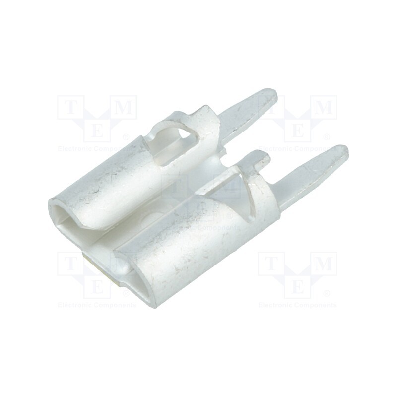 20 pcs : 1217080-1 - Terminal: flat, 6.3mm, 0.8mm, female, THT, tinned, straight