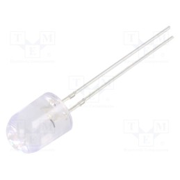 10 pcs : OSB5SA8B31B-CRLED14 - CRLED, 8mm, blue, 5800mcd, 30°, Front: convex, 20V, No.of term: 2