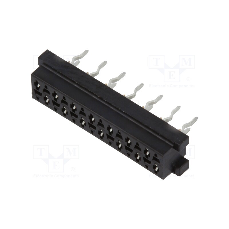 10 pcs : 1-2178710-4 - Micro-MaTch, socket, female, PIN: 14, THT, on PCBs, Layout: 2x7