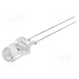 10 pcs : OSB56L5111P - LED, 5mm, blue, 25000÷30000mcd, 15°, Front: convex, 3÷3.8V