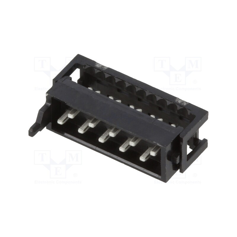 10 pcs : 1-2178712-0 - Micro-MaTch, plug, male, PIN: 10, IDC, for ribbon cable, Layout: 2x5