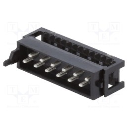 10 pcs : 1-2178712-2 - Micro-MaTch, plug, male, PIN: 12, IDC, for ribbon cable, Layout: 2x6