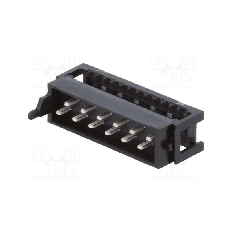 10 pcs : 1-2178712-2 - Micro-MaTch, plug, male, PIN: 12, IDC, for ribbon cable, Layout: 2x6