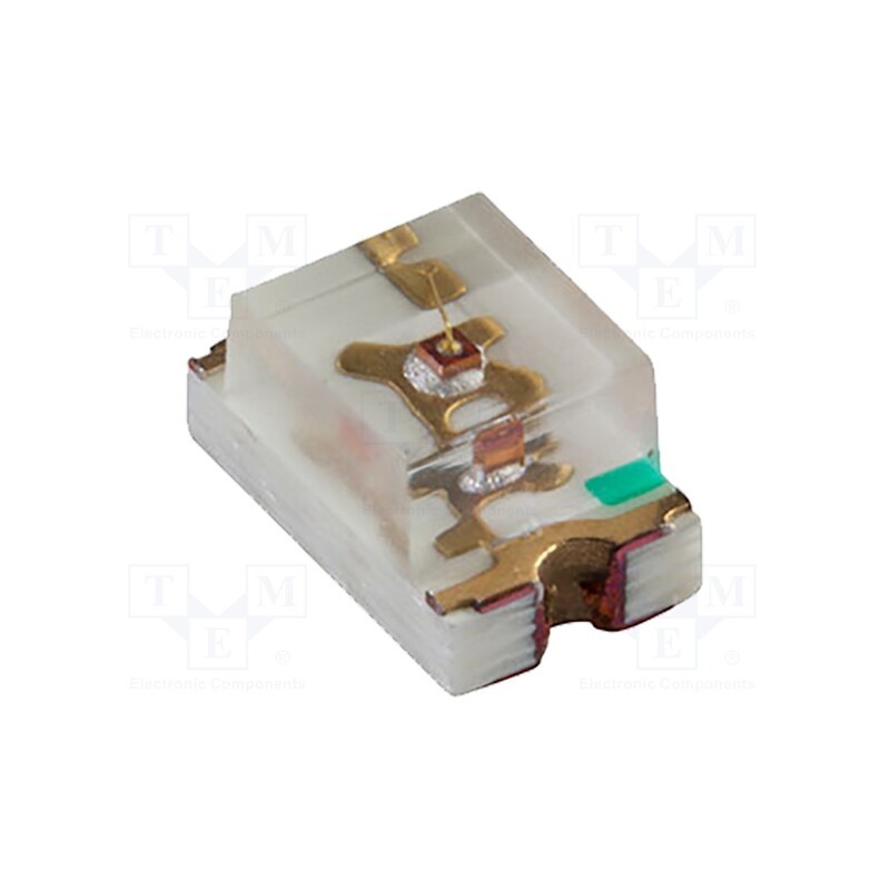 10 pcs : SM0805HCL - LED, SMD, 0805, red, 11.5mcd, 2x1.2mm, 130°, 1.9÷2.3V, 2mA, λd: 631nm