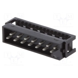 10 pcs : 1-2178712-4 - Micro-MaTch, plug, male, PIN: 14, IDC, for ribbon cable, Layout: 2x7