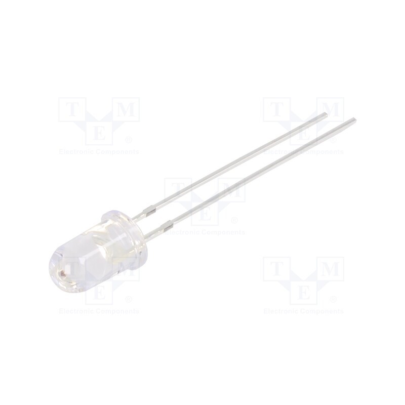 10 pcs : OSI2CA5111A - IR transmitter, 5mm, 765÷795nm, transparent, P opt: 40÷50mW, 15°