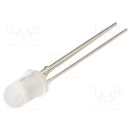 10 pcs : TLUV5300 - LED, 5mm, red/green, 30°, Front: convex, 2÷3/2.4÷3V, No.of term: 3