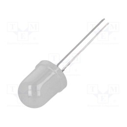 10 pcs : OSB5SAA162A-KL - LED, 10mm, blue, 750÷1120mcd, 60°, Front: convex, 2.9÷3.6V