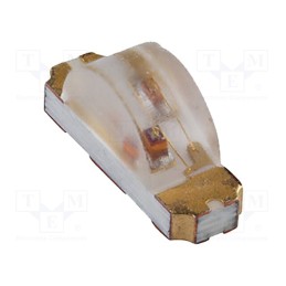 10 pcs : SM1204BC - LED, SMD, 1204, red/green, 3.2x1mm, 130°, 2÷2.3V, 20mA, Front: convex