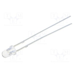 10 pcs : OSRRJ23131A - LED, 3mm, red, 1120÷1560mcd, 30°, Front: convex, 1.8÷2.6V