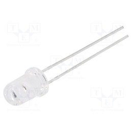 10 pcs : LTE-5228A - IR transmitter, 5mm, 940nm, transparent, 40°, THT, 20mA, 1.2÷1.6V