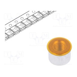 10 pcs : 123A-NUT-58 - Fixing element, 123A-58, M.2 (NGFF)