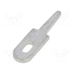 20 pcs : 1249 - Tip: solder lug, THT, brass, tinned