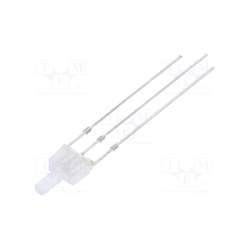 10 pcs : OSRPMA7K92B - LED, red/green, bicolour, 620÷630mcd, 520÷530mcd, 90°, Front: flat