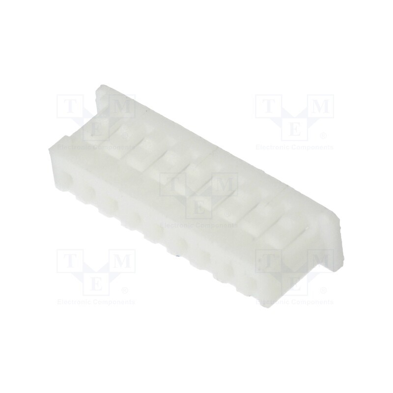 50 pcs : 125CH-B1-09-HF - Plug, wire-board, female, 1.25mm, PIN: 9, w/o contacts, for cable