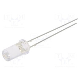 10 pcs : OSBBS25T51A - LED, 5mm, blue, 500÷750mcd, 50°, Front: flat, 2.7÷3.4V, No.of term: 2