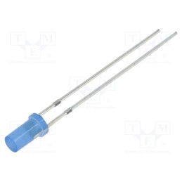10 pcs : OSBBS23NE4A - LED, 3mm, blue, 330÷500mcd, 140°, Front: flat, 2.7÷3.4V, -30÷85°C