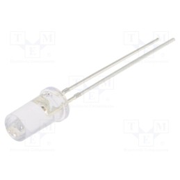 10 pcs : OSPPD25T51A - LED, 5mm, green, 2180÷3000mcd, 50°, Front: flat, 2.7÷3.4V, -30÷85°C
