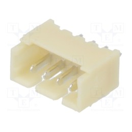 20 pcs : 125SH-A-04-TS - Socket, wire-board, male, 1.25mm, PIN: 4, THT, 125V, 1A, tinned