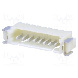 10 pcs : 125SH-A-08-TR-SMT - Socket, wire-board, male, 1.25mm, PIN: 8, SMT, 250V, 1A, tinned