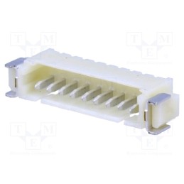 10 pcs : 125SH-A-09-TR-SMT - Socket, wire-board, male, 1.25mm, PIN: 9, SMT, 250V, 1A, tinned