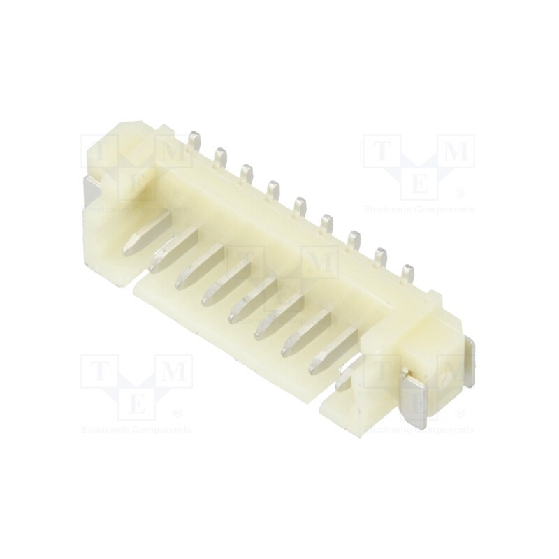 10 pcs : 125SH-A-09-TS-SMT - Socket, wire-board, male, 1.25mm, PIN: 9, SMT, 125V, 1A, tinned