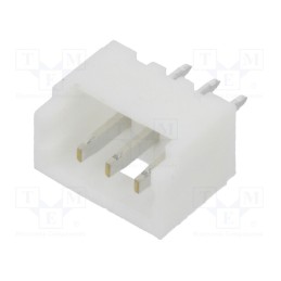 50 pcs : 125SH-B-03-TS - Socket, wire-board, male, 1.25mm, PIN: 3, THT, 125V, 1A, tinned