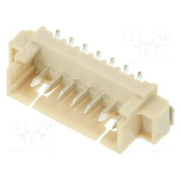 10 pcs : 125SH-B-07-TS-SMT-T/R - Socket, wire-board, male, 1.25mm, PIN: 7, SMT, 250V, 1A, tinned