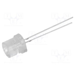 10 pcs : OSG5DA82E1A - LED, 8mm, green, 2180÷3000mcd, 140°, Front: flat, 2.9÷3.6V