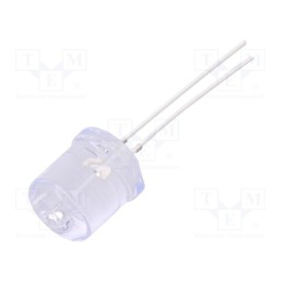 10 pcs : OSG5DAA6A1A - LED, 10mm, green, 1560÷2180mcd, 100°, Front: flat, 2.7÷3.4V