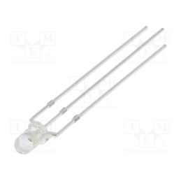 10 pcs : OSRPPA3131A - LED, 3mm, red/green, 30°, Front: convex, 2.1÷2.6/3.1÷3.6V, -30÷85°C