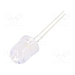 10 pcs : OSW54KA131A-1MA - LED, 10mm, white cold, 2180÷3000mcd, 30°, Front: convex, 2.8÷3.4V