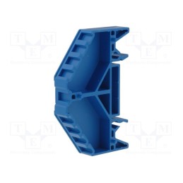 10 pcs : 1267990000 BZT PRV4 BL 35X7.5 - Marker holder, blue, TS35 x 7.5, -25÷70°C, UL94V-0, PPV,PRV