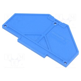 10 pcs : 1268010000 PAP PRV/PPV4 BL - End piece, ways: 4, blue, -25÷70°C, UL94V-0, PPV,PRV