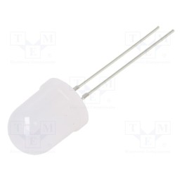 10 pcs : OS5YAAA132A - LED, 10mm, yellow, 14400÷18000mcd, 30°, Front: convex, 1.8÷2.6V