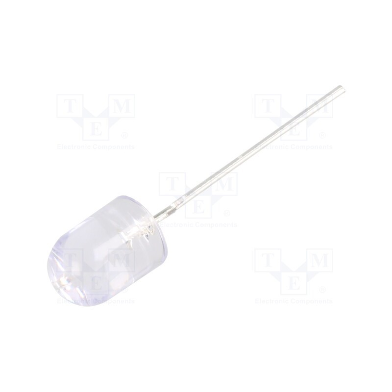 10 pcs : OSY5PA8B31B-CRLED14 - CRLED, 8mm, yellow, 7000mcd, 30°, Front: convex, 20V, No.of term: 2