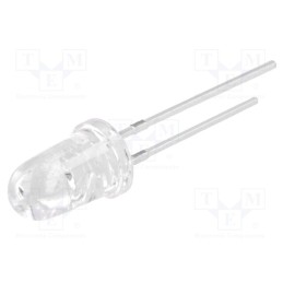 10 pcs : OS5OPM5201E - LED, 5mm, orange, 50000÷60000mcd, 8°, Front: convex, 1.8÷2.6V